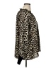 Laundry by Shelli Segal 100% Polyester Animal Print Brown Long Sleeve Blouse Size XL - photo 4