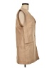 Zara Tan Sleeveless Button-Down Shirt Size XS - photo 4
