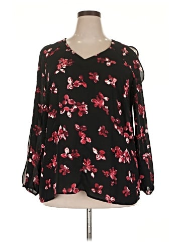 Roz & Ali 3/4 Sleeve Blouse (view 1)
