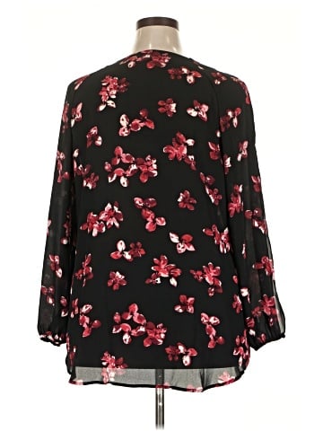 Roz & Ali 3/4 Sleeve Blouse (view 2)