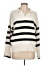 Lillusory Stripes Ivory Pullover Sweater Size L - photo 1