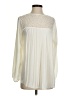 Black Rainn 100% Polyester Ivory Long Sleeve Blouse Size S - photo 1