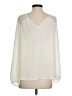 Black Rainn 100% Polyester Ivory Long Sleeve Blouse Size S - photo 2
