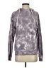 Hoodies Tie-dye Gray Purple Pullover Hoodie Size S - photo 1