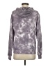Hoodies Tie-dye Gray Purple Pullover Hoodie Size S - photo 2
