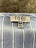TOBI 100% Cotton Stripes Blue Romper Size S - photo 4