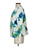 Susan Graver Floral White Blazer Size 4 - photo 5