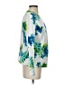 Susan Graver Floral White Blazer Size 4 - photo 4