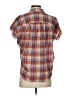 Madewell Plaid Red Short Sleeve Blouse Size XXS - photo 2