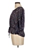 Estam 100% Polyester Purple Blue 3/4 Sleeve Blouse Size M - photo 5