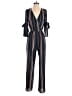 Speechless Stripes Black Jumpsuit Size S - photo 1
