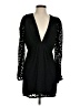 Aqua 100% Polyester Black Cocktail Dress Size S - photo 1