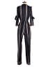 Speechless Stripes Black Jumpsuit Size S - photo 2