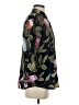 Ann Taylor 100% Polyester Floral Black 3/4 Sleeve Blouse Size S - photo 4