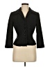Carmen Marc Valvo Chevron-herringbone Black Blazer Size 4 - photo 1