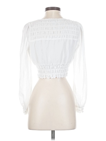 Red Carter Long Sleeve Blouse (view 2)