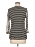 Alfani 100% Nylon Black 3/4 Sleeve Top Size M - photo 2