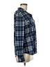 Love Potion 100% Polyester Plaid Blue Long Sleeve Blouse Size M - photo 4