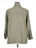 Chico's 100% Viscose Solid Green 3/4 Sleeve Button-Down Shirt Size XL (3) - photo 2