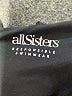 allSisters Solid Black One Piece Swimsuit Size M - photo 3