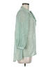 Elle Polka Dots Green 3/4 Sleeve Blouse Size M - photo 4