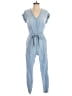 Cloth & Stone 100% Tencel Solid Blue Jumpsuit Size XS - photo 1