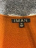 IMAN Brown 3/4 Sleeve Top Size M - photo 7