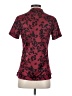Nike 100% Polyester Burgundy Short Sleeve Blouse Size S - photo 2