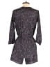 Charming Charlie 100% Polyester Paisley Purple Romper Size XS - photo 2