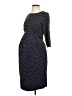 Seraphine Polka Dots Black Blue Casual Dress Size 4 - photo 1