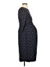Seraphine Polka Dots Black Blue Casual Dress Size 4 - photo 4