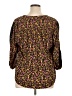 Torrid Brown 3/4 Sleeve Blouse Size 1X Plus (1) - photo 2