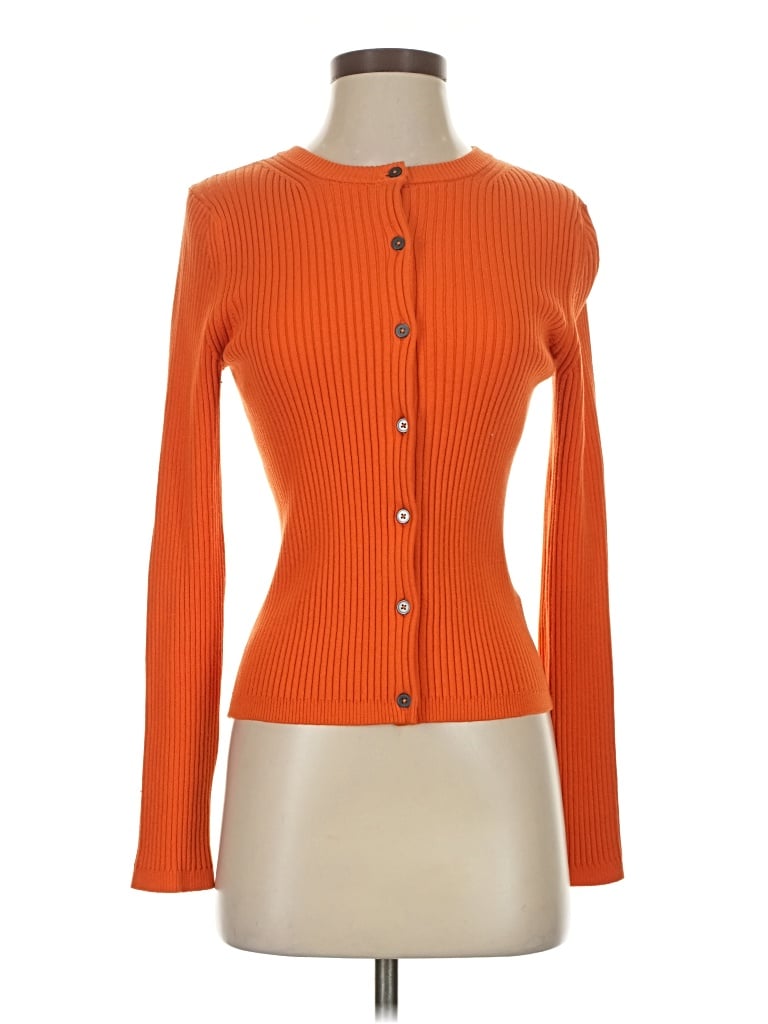 Pre-owned Boden Cardigan Sweater In Orange