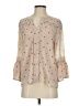 Fever Polka Dots Ivory 3/4 Sleeve Blouse Size S - photo 1