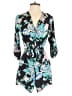 Yumi Kim 100% Silk Print Teal Romper Size XS - photo 1