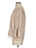 Fever Polka Dots Ivory 3/4 Sleeve Blouse Size S - photo 5