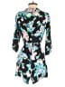 Yumi Kim 100% Silk Print Teal Romper Size XS - photo 2
