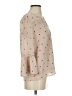 Fever Polka Dots Ivory 3/4 Sleeve Blouse Size S - photo 4