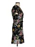 Auguste 100% Rayon Floral Black Casual Dress Size 4 - photo 4