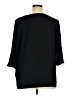 Unbranded 100% Polyester Black 3/4 Sleeve Blouse Size XL - photo 2