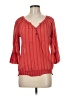 Maurices Red 3/4 Sleeve Blouse Size M - photo 1