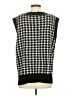 Double Zero 100% Acrylic Houndstooth Black Sweater Vest Size S - photo 2