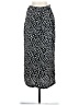 Notations 100% Polyester Animal Print Black Casual Skirt Size M - photo 2