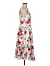 Unbranded Floral Ivory Cocktail Dress Size 28 waist (estimated) - photo 4