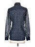 J.Crew Polka Dots Blue Long Sleeve Blouse Size 2 - photo 2