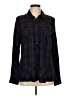 CAbi Plaid Black Long Sleeve Button-Down Shirt Size M - photo 1
