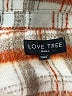 Love Tree 100% Polyester Plaid Orange Fleece Size S - photo 6