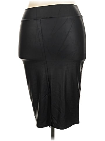 Simlu Faux Leather Skirt (view 2)