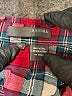 Sandra 100% Cotton Plaid Red Long Sleeve Button-Down Shirt Size XS - photo 7