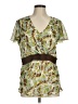 Unbranded Green Short Sleeve Blouse Size M (estimated) - photo 1